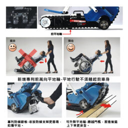 【履帶式 - 載人或載輪椅樓梯機】台灣品牌元倫 AIDBASE HKSC-970B