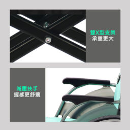 【清貨價】日本品牌Miki LK-22(L)手推輪椅